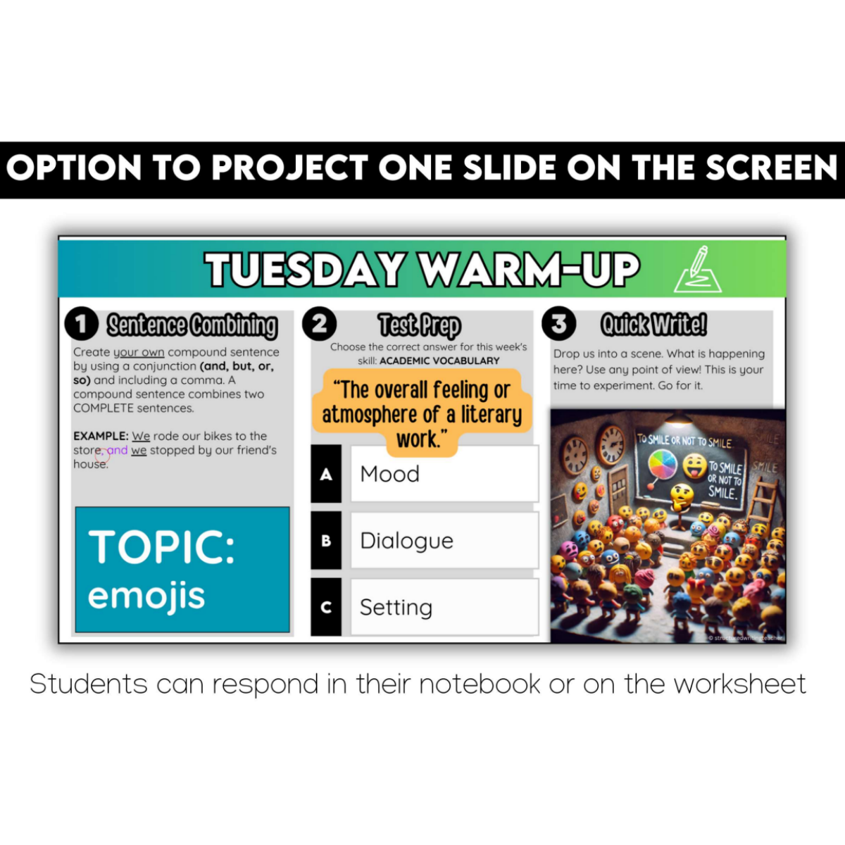 7th Grade Daily ELA Warm-ups