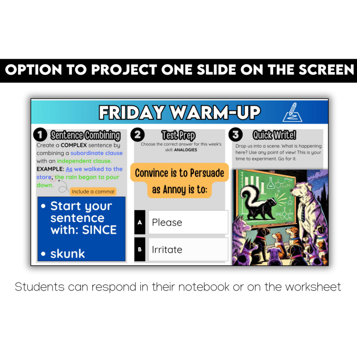 8th Grade Daily ELA Grammar Warm-ups