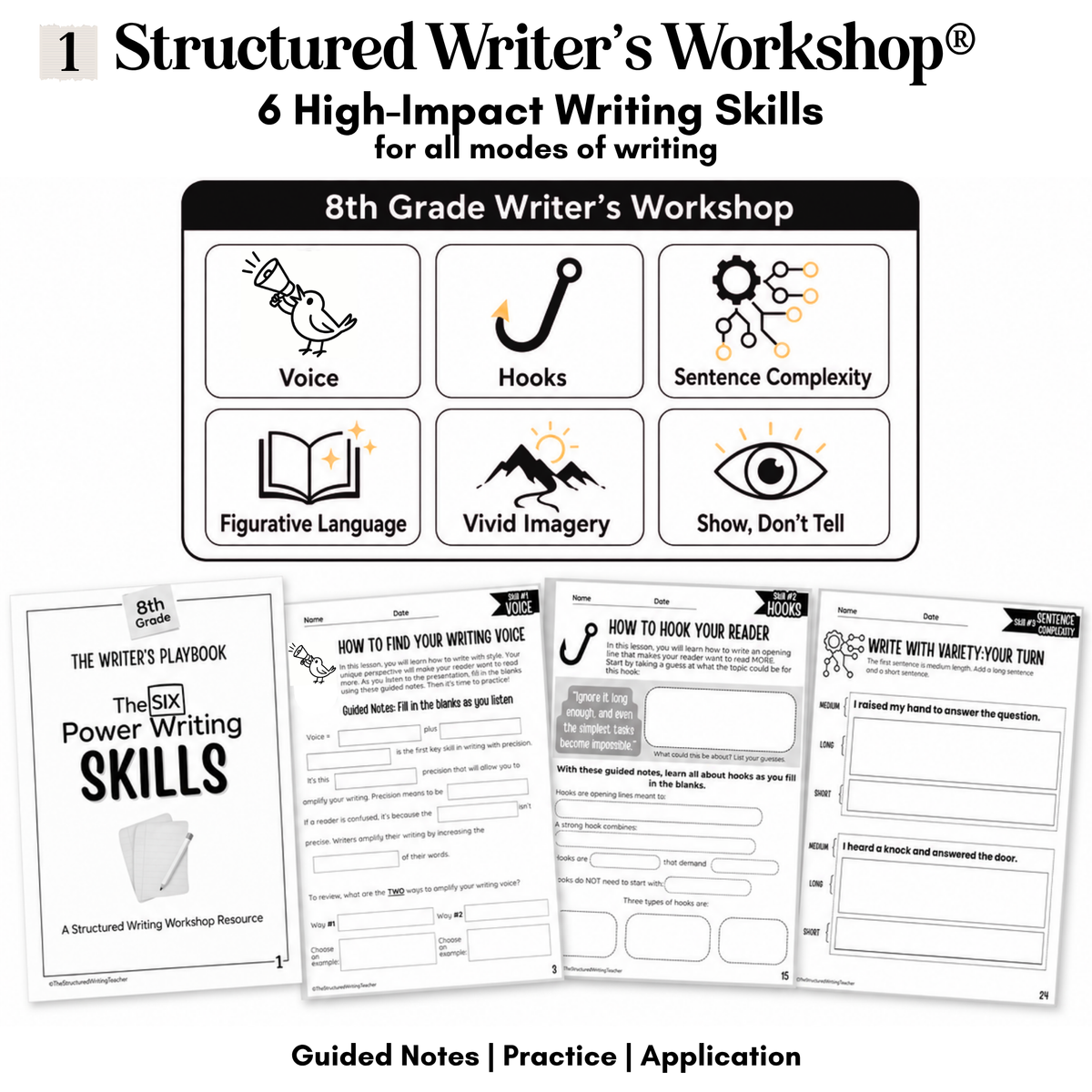 8th Grade Writing & Grammar Full Year Curriculum