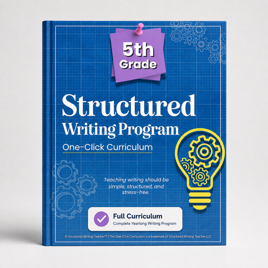 5th Grade Writing & Grammar Full Year Curriculum