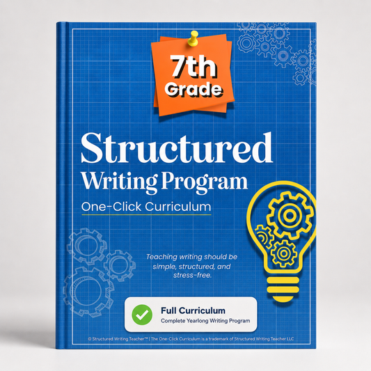 7th Grade Writing & Grammar Full Year Curriculum
