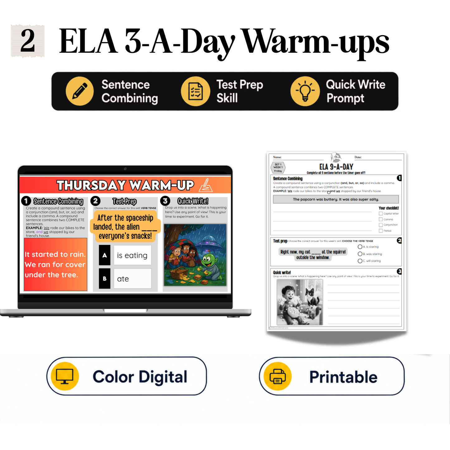 4th Grade Writing & Grammar Full Year Curriculum