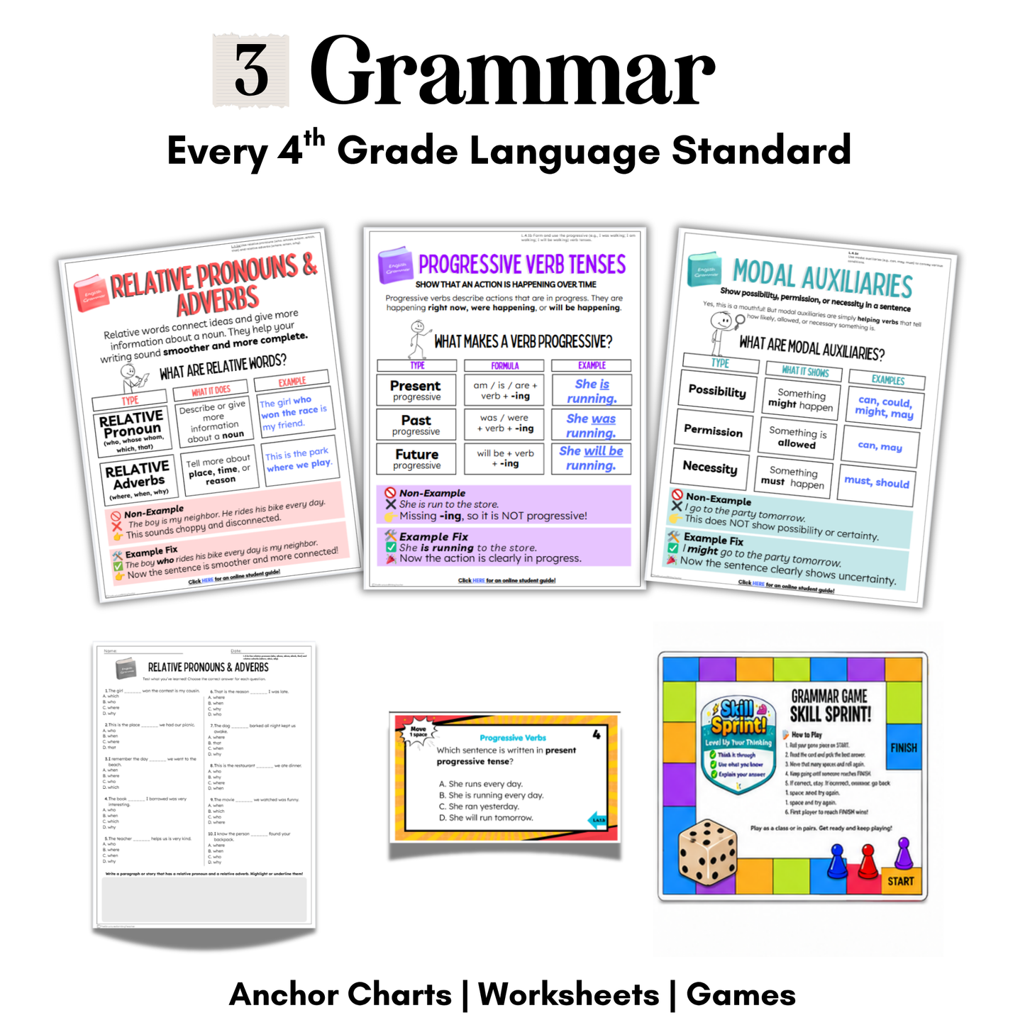 4th Grade Writing & Grammar Full Year Curriculum
