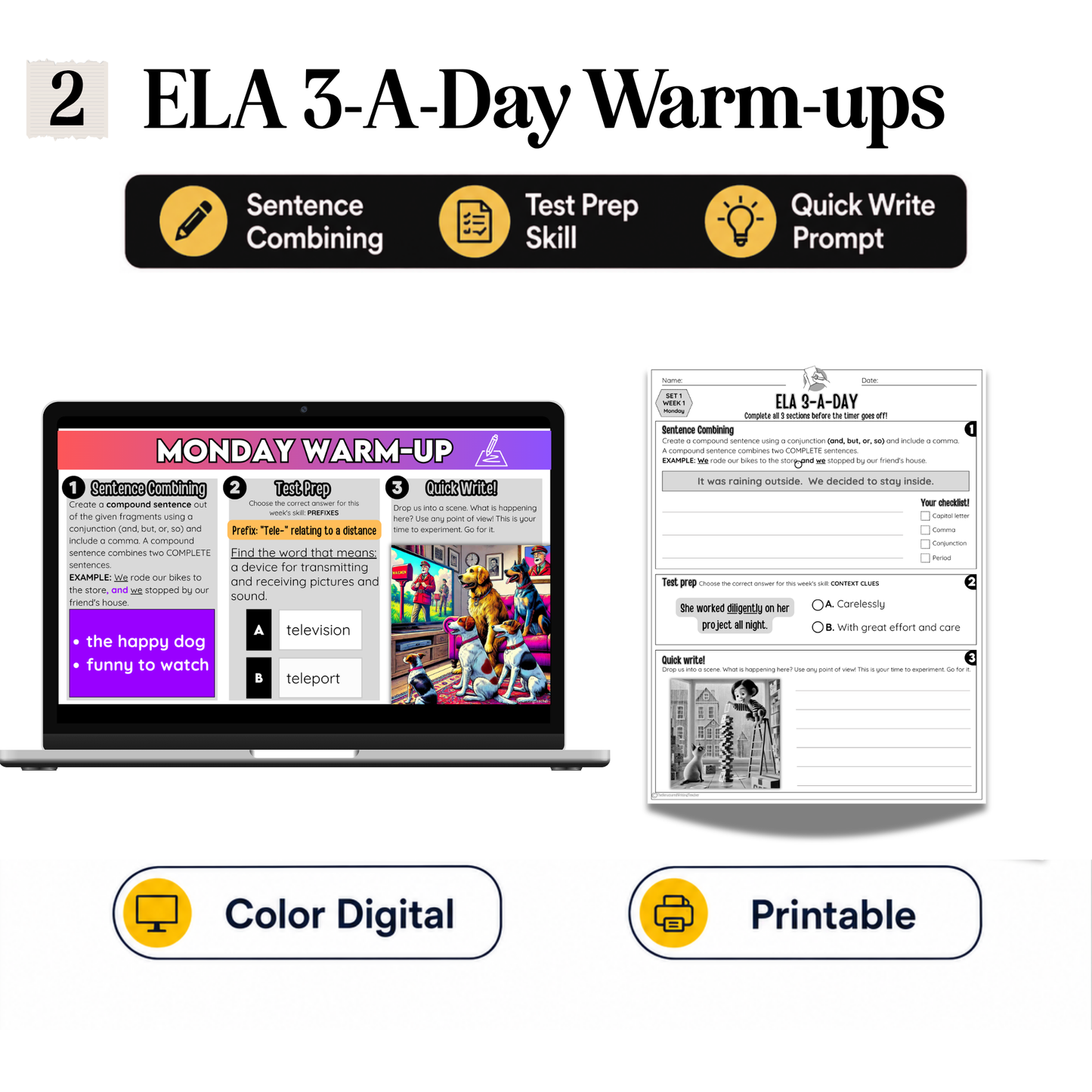 7th Grade Writing & Grammar Full Year Curriculum