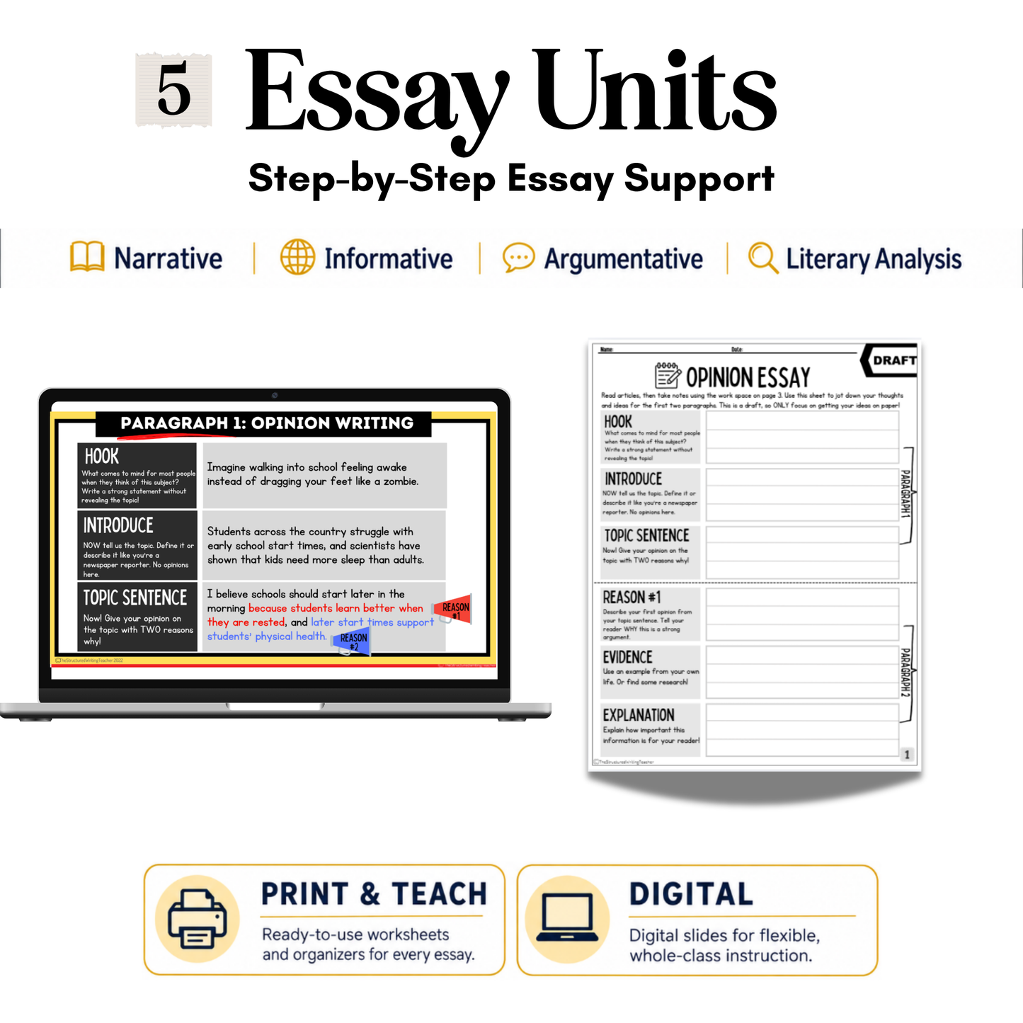 5th Grade Writing & Grammar Full Year Curriculum