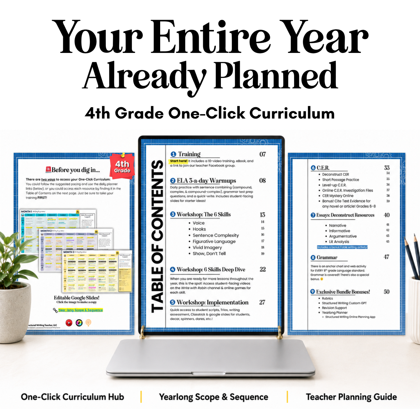 4th Grade Writing & Grammar Full Year Curriculum