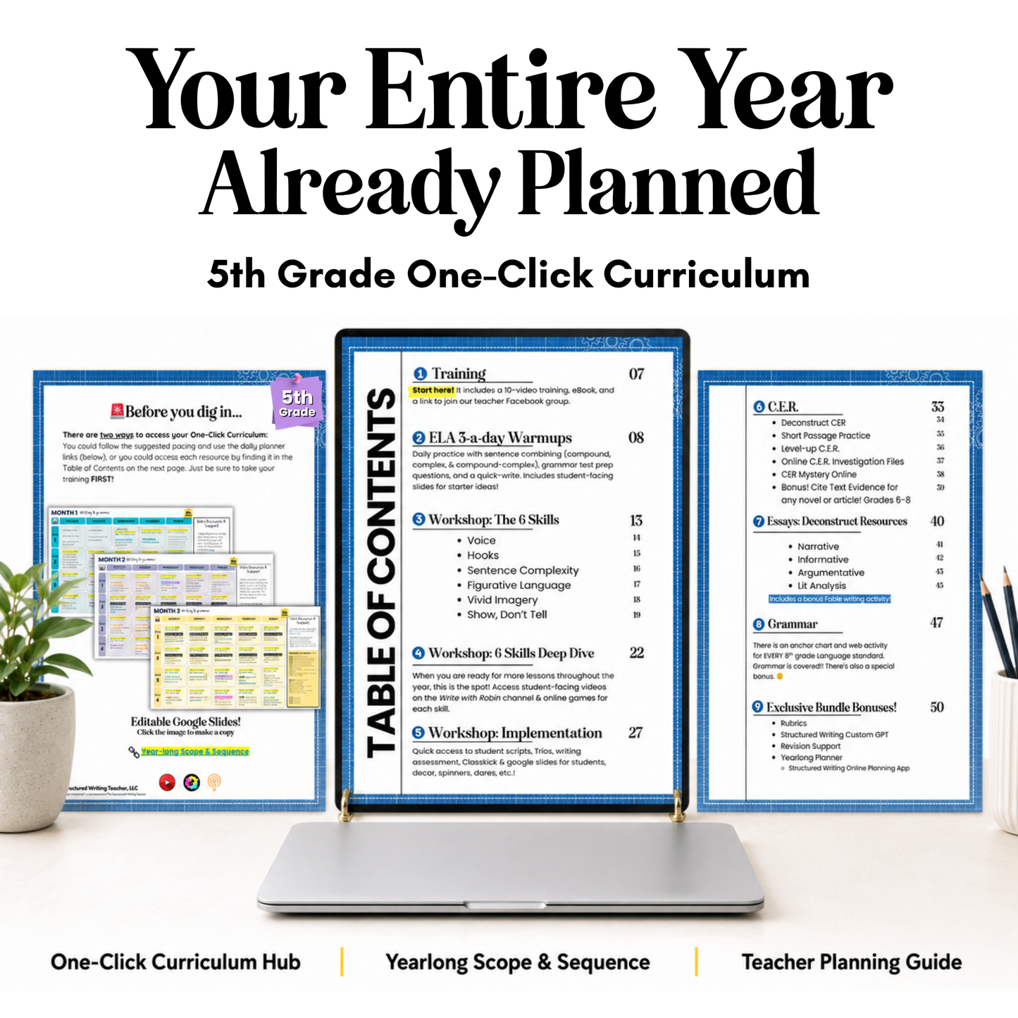 5th Grade Writing & Grammar Full Year Curriculum