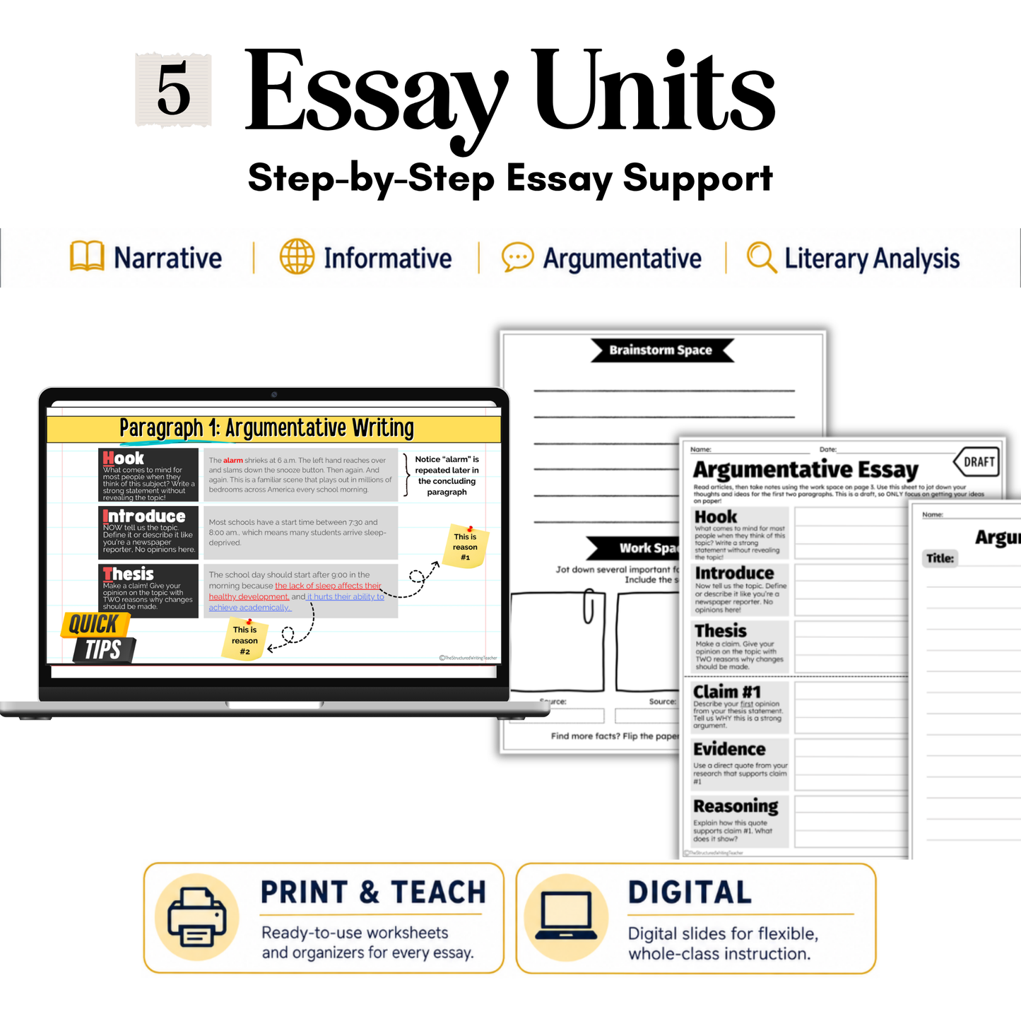 6th Grade Writing & Grammar Full Year Curriculum