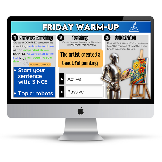 8th Grade Daily ELA Grammar Warm-ups